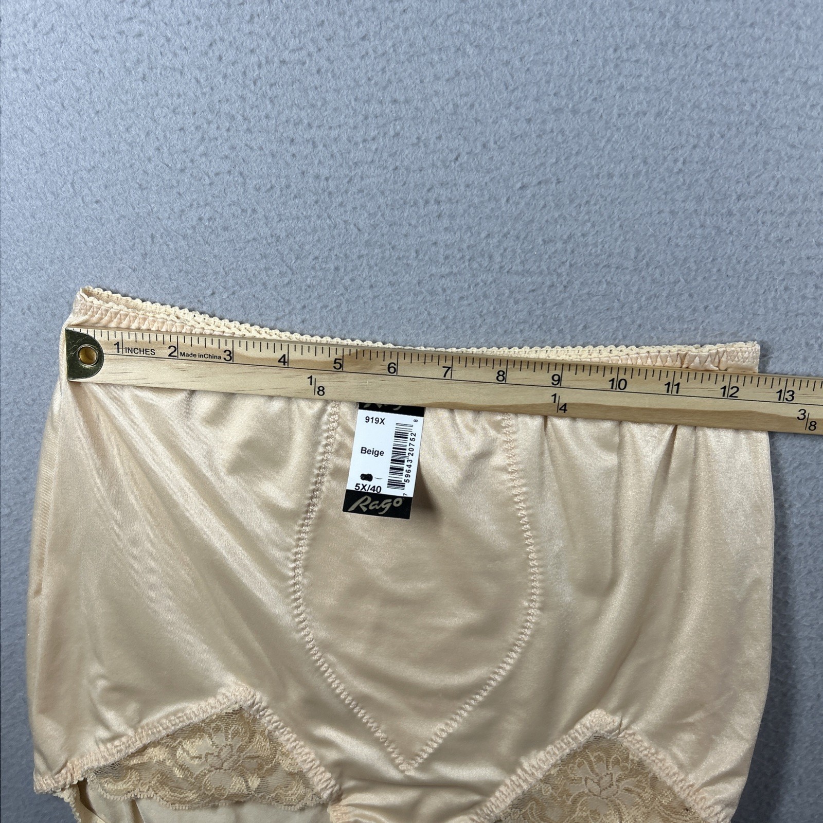 RAGO 919X Panty Brief Light Shaping Size 5X/40 NWT Beige