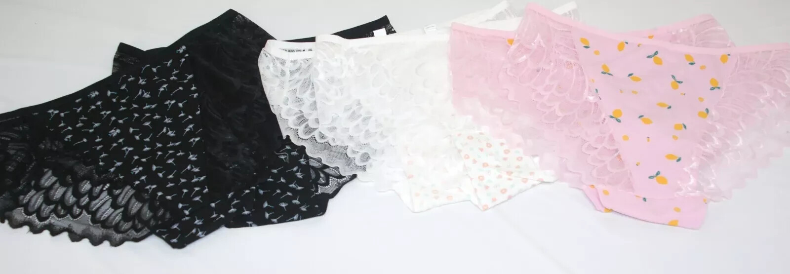 (6) Women’s Lace Underwear Sexy Hipster Briefs Stretch Bikini Multipack