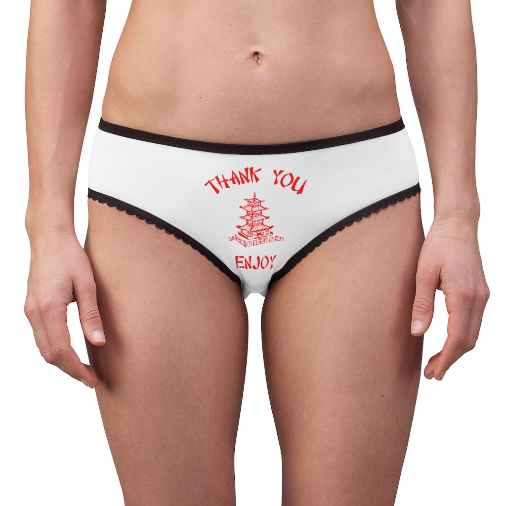 Chinese Food Container Pagoda Thank You Enjoy Women’s Briefs