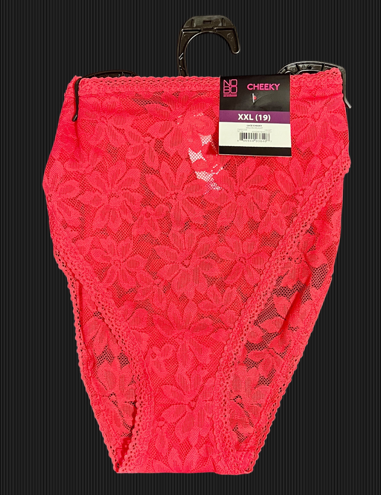Women’s NOBO No Boundaries Strappy Lace Cheeky XS-XXL Red Panties Underwear NWT