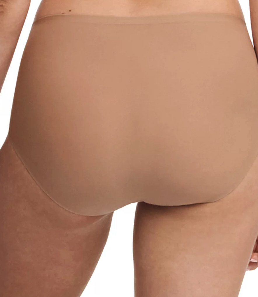 Chantelle ONE SIZE PLUS (1X-4X) SoftStretch Brief Panty 1137 NWOT Coffee Latte