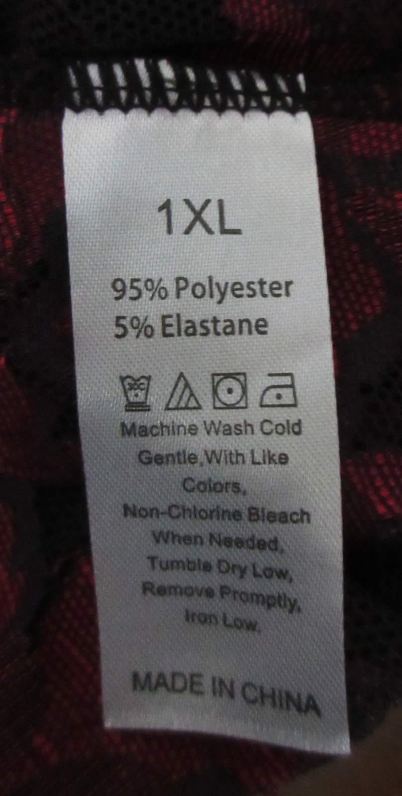 NWOT UNBRANDED lot 3 pairs BLUE & BLACK & RED HIPSTER cheeky panties size 1X