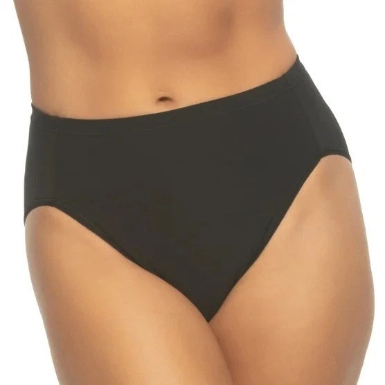 NWT Felina Women’s S Super Stretch Cotton Hi-Cut Briefs 6-Pack Multi-Color B0578