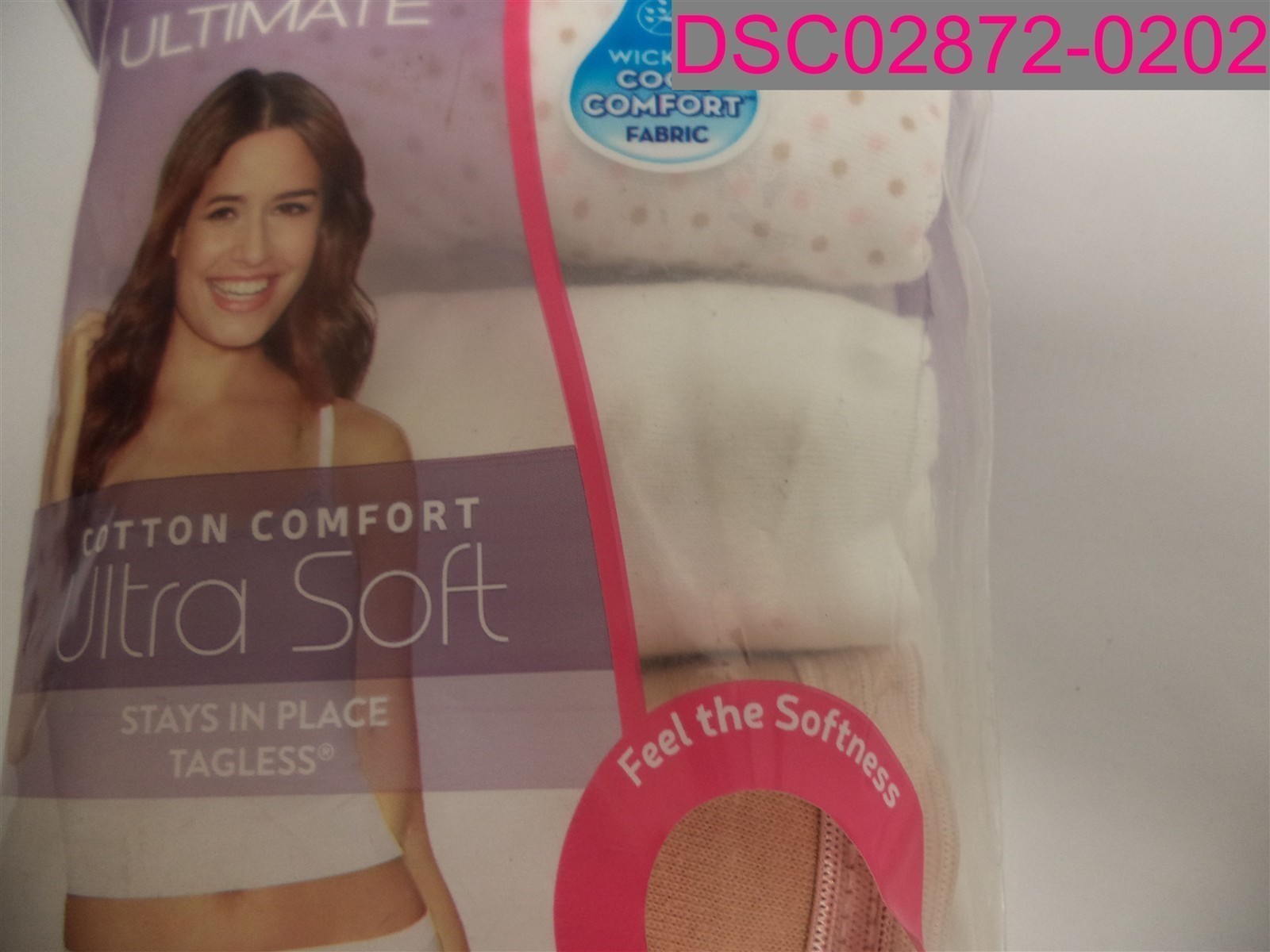 missing 2 pairs-Hanes Ultimate Cotton Comfort Ultra Soft Hi Cut Panty Size 6