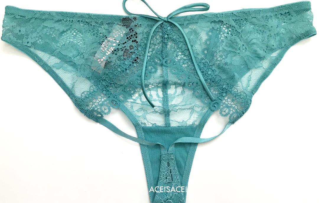 SOLD OUT!! *NWT* Victoria’S Secret VERY SEXY* CHEEKINI/TANGA PANTY—BLUE—L/G