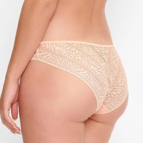 Lingadore Peach Nectar High Leg Brief Medium RRP £35