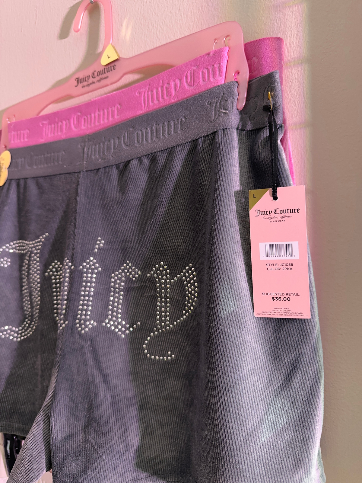 Nwt Juice Couture Sleep Shorts 2 Pak – Size L