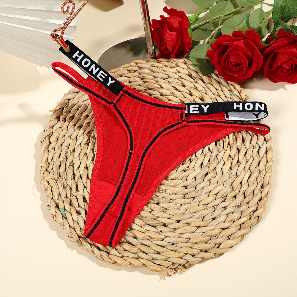 6 Pack Lot Sexy Womens See Through Sheer Panties Brief Thongs Underwear Lingerie