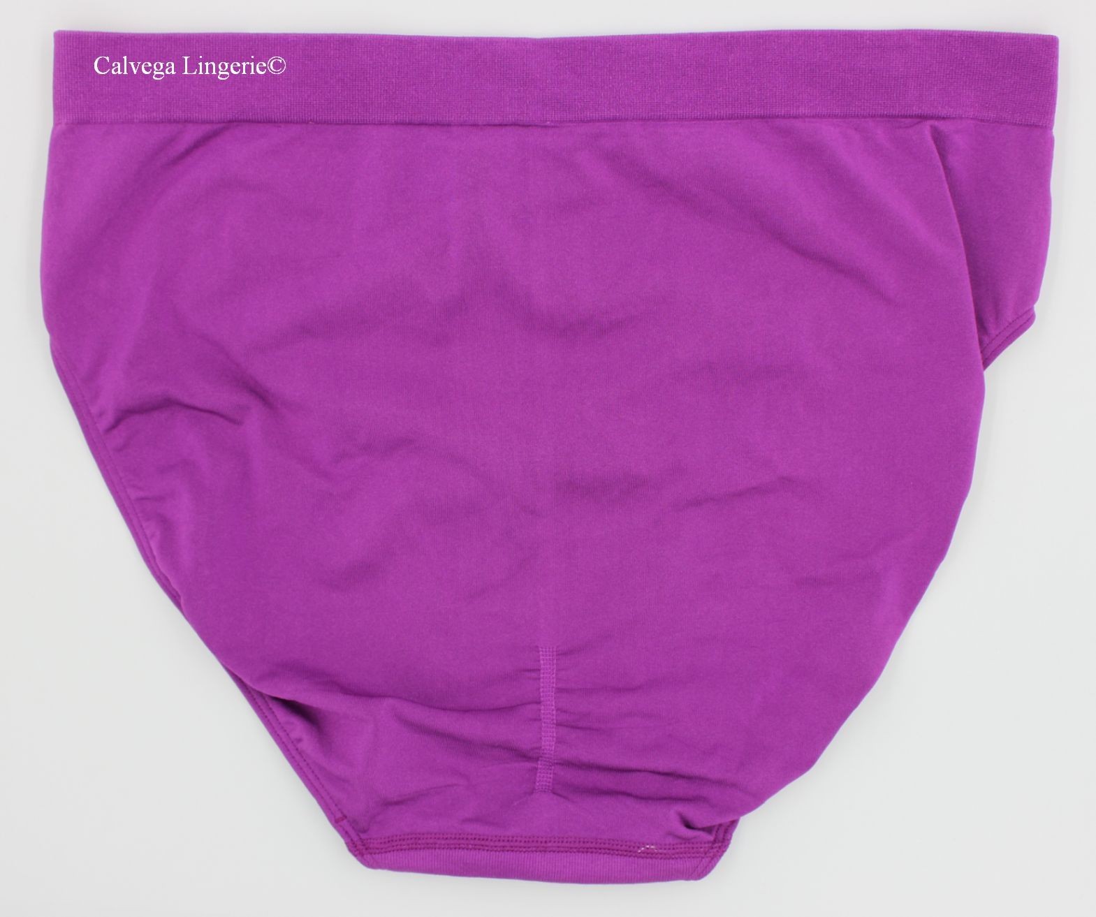 NWT Wacoal 834175 “B-Smooth” Seamless Hi-Cut Brief Panty, Fuchsia (552), L