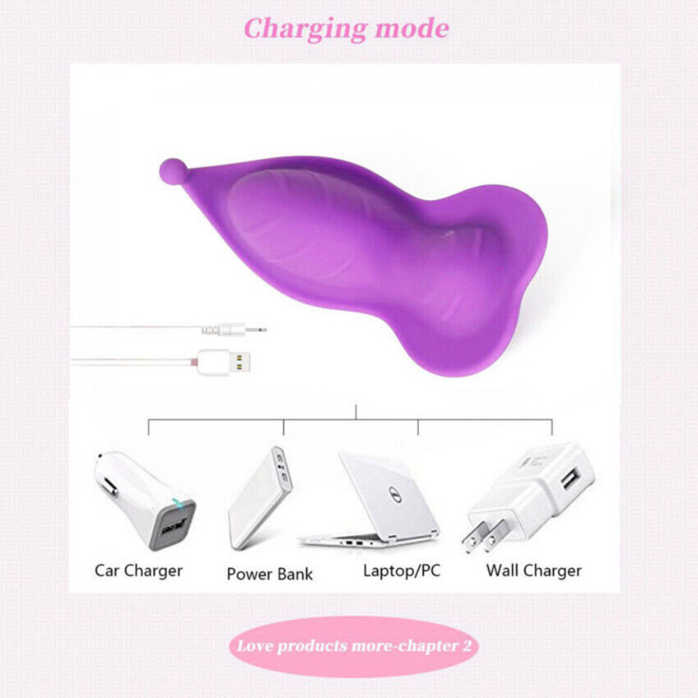 APP Wireless Control Multispeed Butterfly Panties Wearable 10 Modes Vibrating