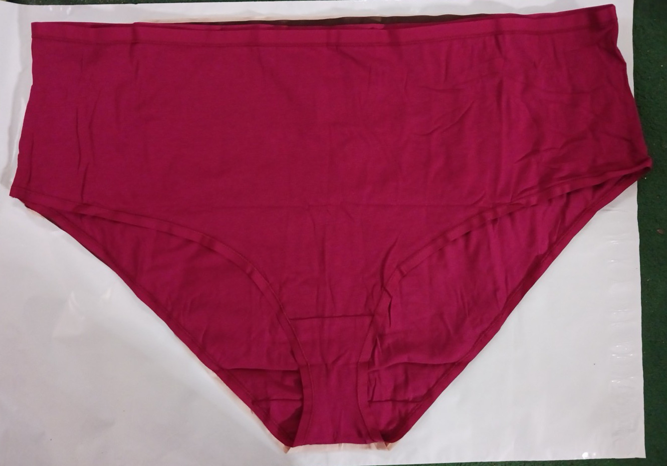 Panties Plus Size 6X / 6XL, Beige, deep red, brown. 95% cotton. waist 50″, 56 in