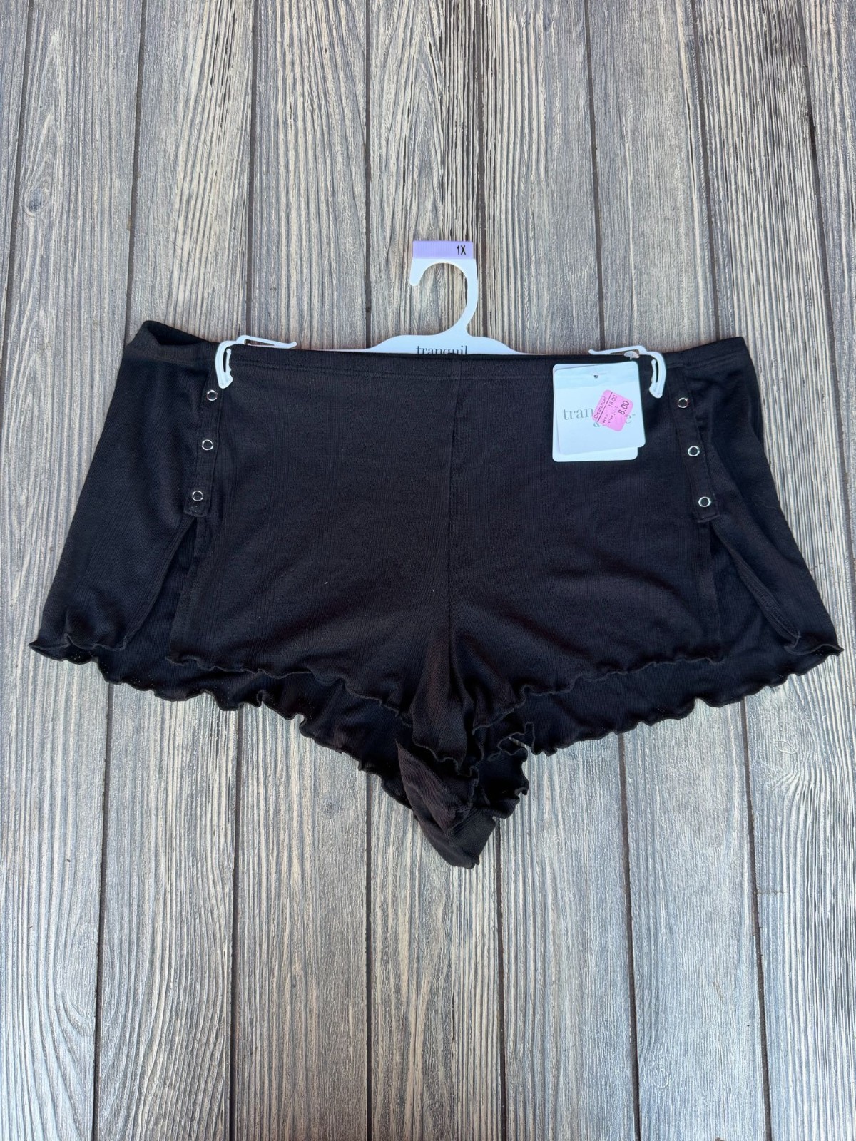 Black Boyshorts Womens 1X By Tranquil