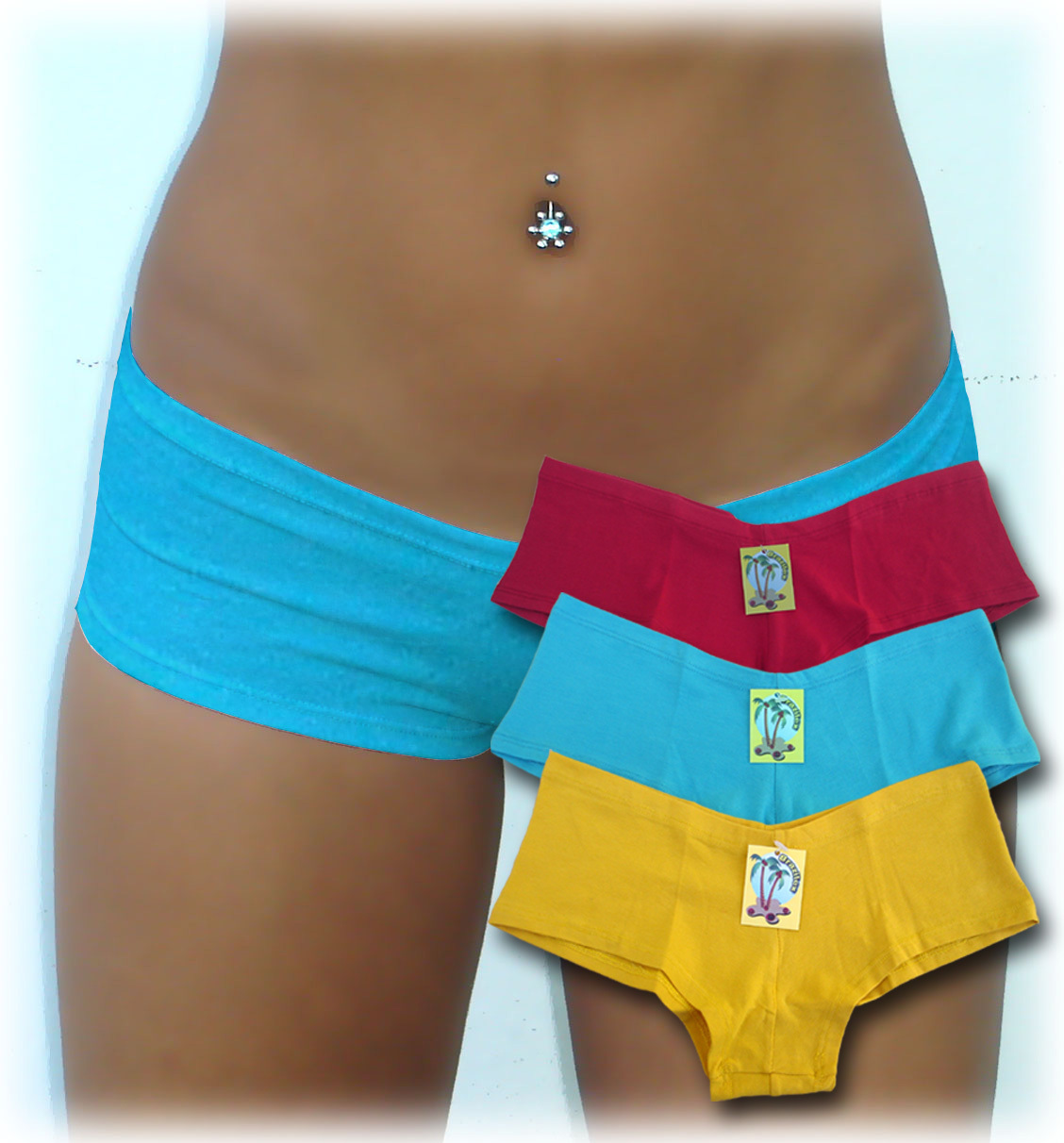 Lot 3 sexy cotton low rise boyshorts panties lingerie XL – FREE SHIPPING TO U.S.