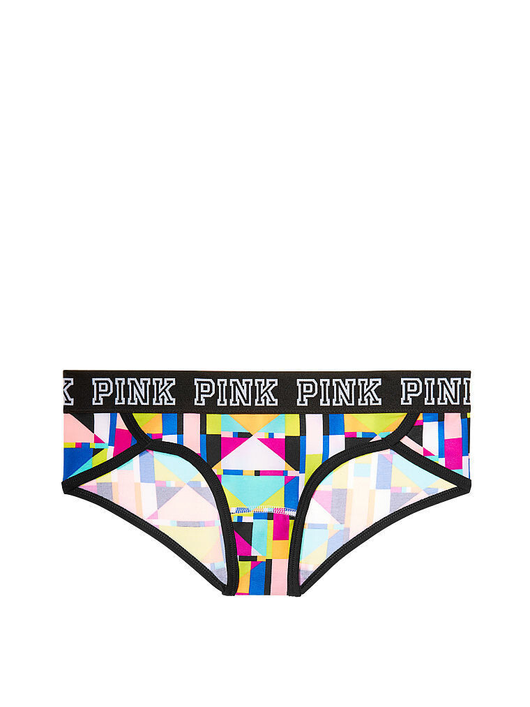 Victoria’s Secret PINK Logo Hipster Panty Colorblock