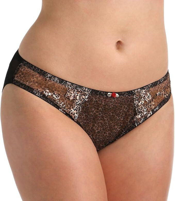 Lunaire Women’s Honolulu Cheeky Bikini-Size:Small-Black