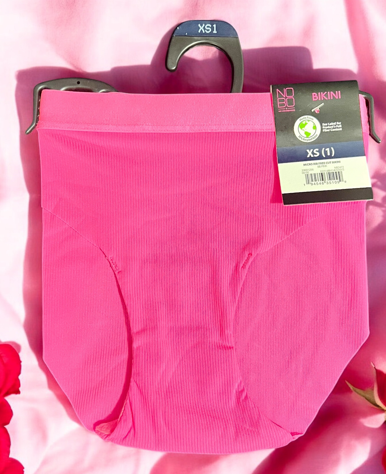 Women’s NOBO No Boundaries Micro Bikini XS-XXL Hot Pink Panties Underwear NWT