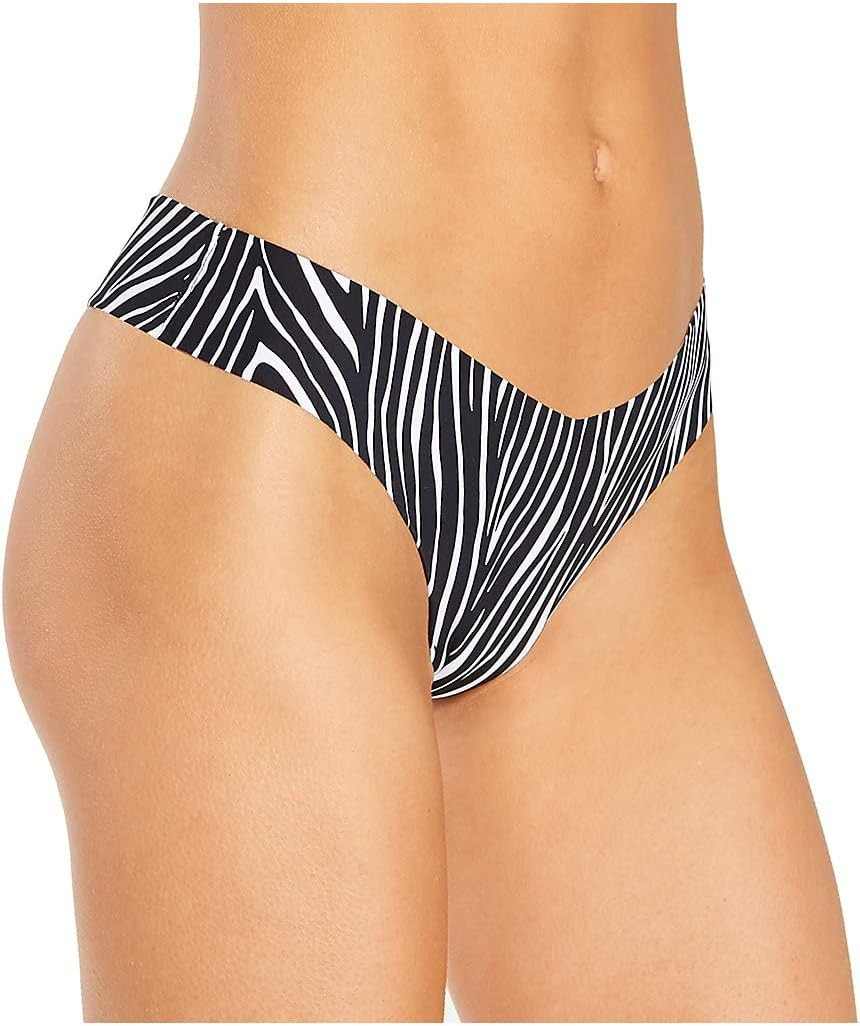 Commando Classic Print Thong Panty CT02 Graphic Zebra Vary in Size MSRP $$26