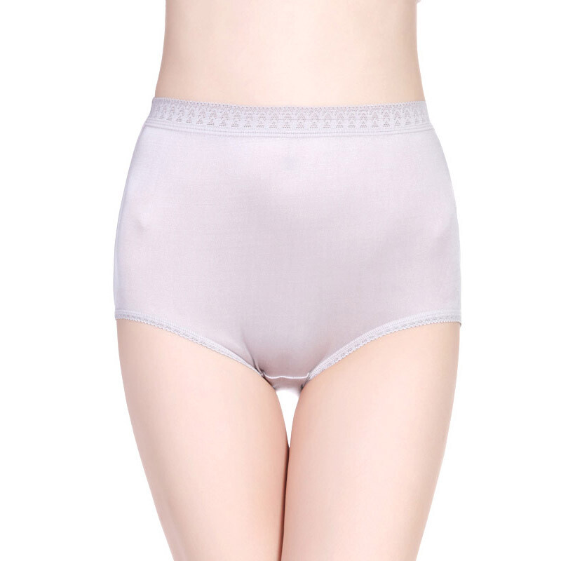 3 Pairs Mulberry Silk Underwear Women’s Briefs Plus Size Real Silk Lady Panties