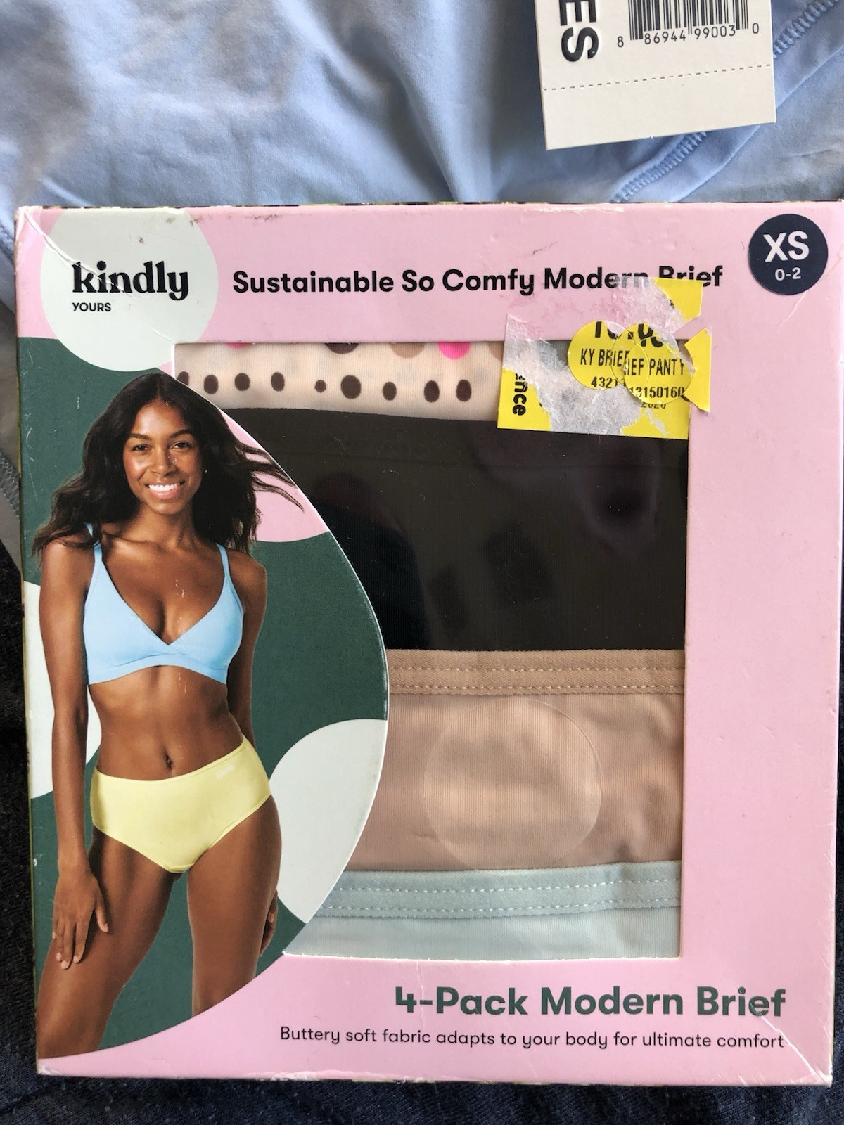 NWT Lot Of 7 Pairs Of Micro Fiber Panties Bikini Cheeky Hipster Kindly Size XS