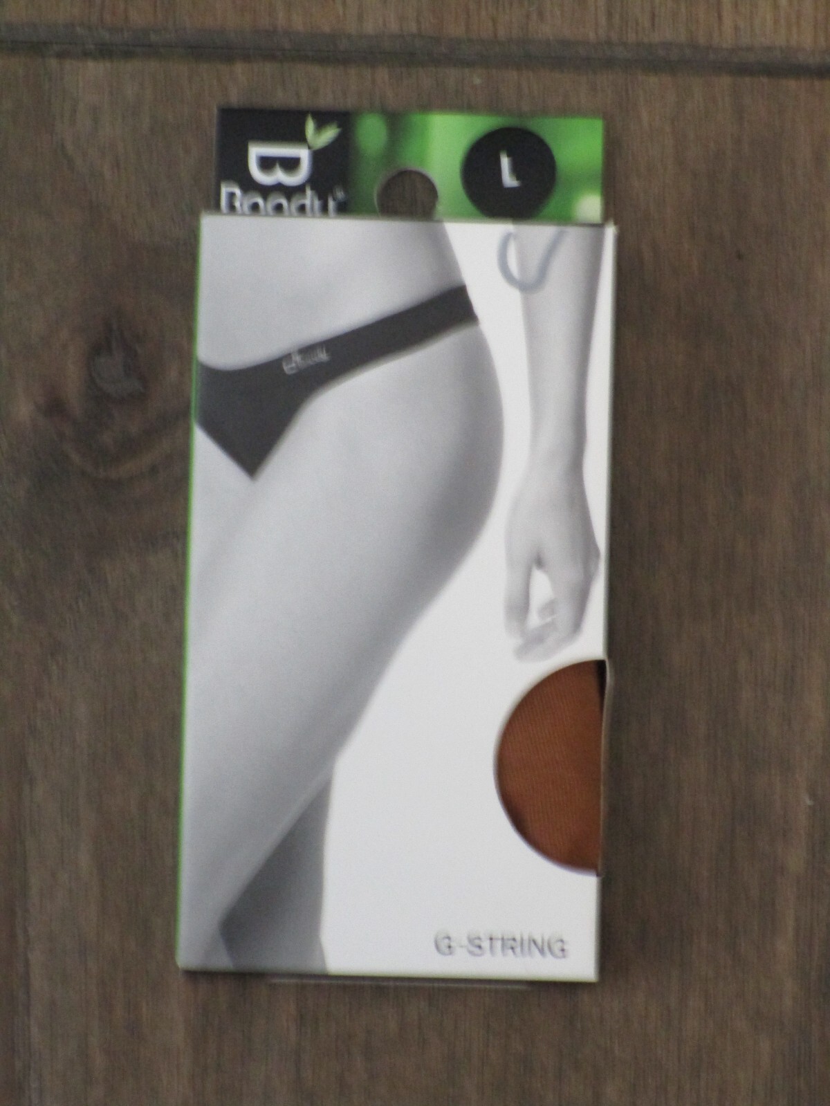 BOODY G-STRING PANTIES IN NUDE 4 SIZE LARGE