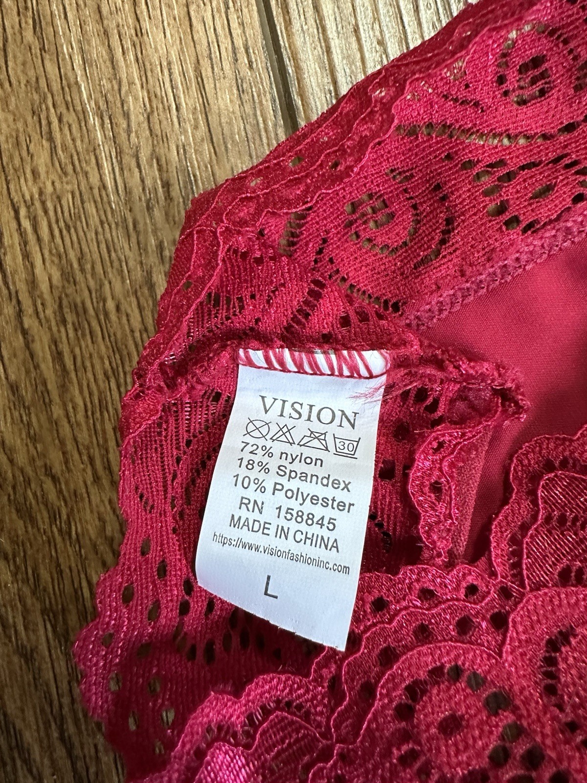 NWT SEXY! Size L Vision Bikini Panties (They run VERY small more like SMALL