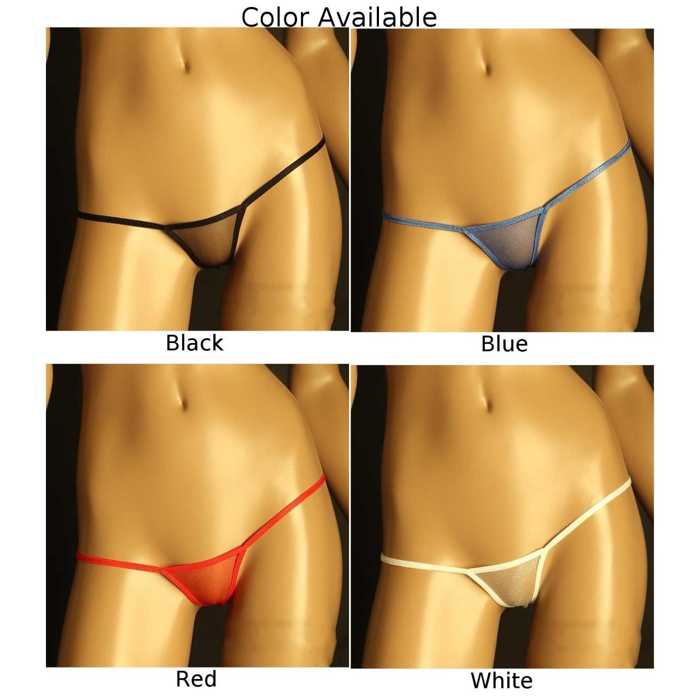 Underpants Panties Breathable G-string Men Reliable See Through Low Rise