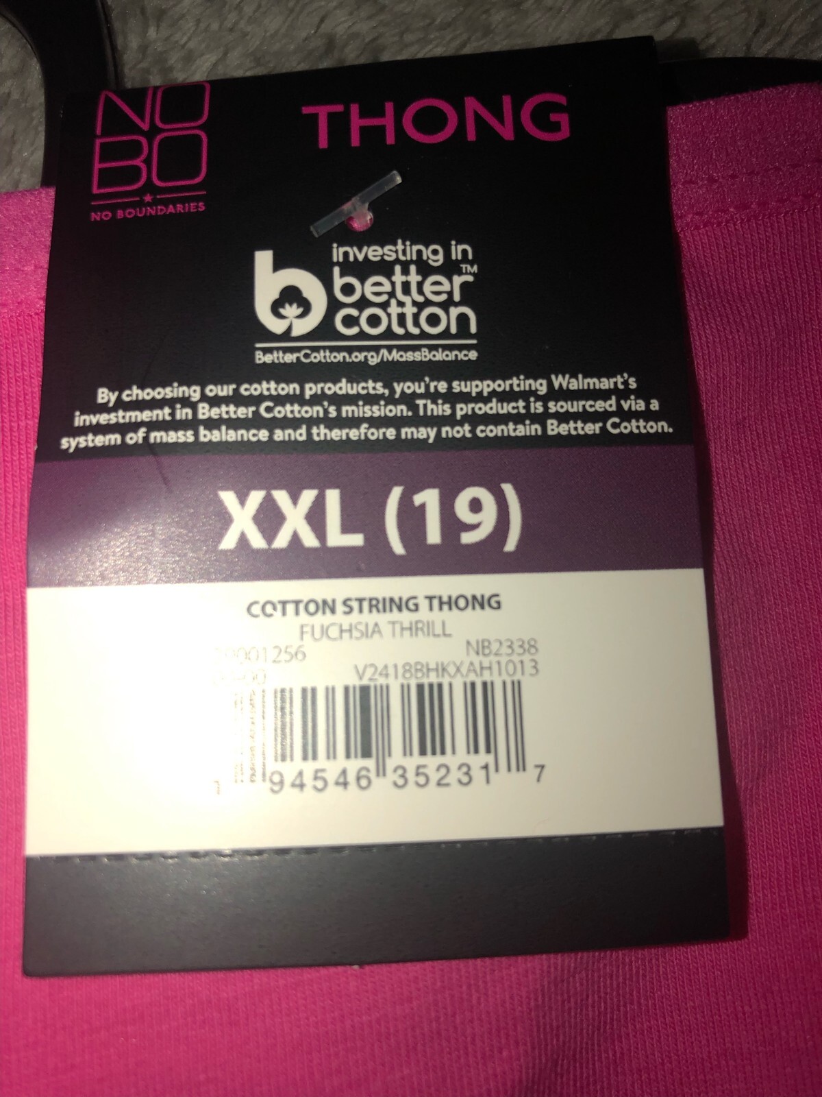 *NWTWomen’s Lot of (3) G-STRING PANTIES sz. 19 XXL NOBO