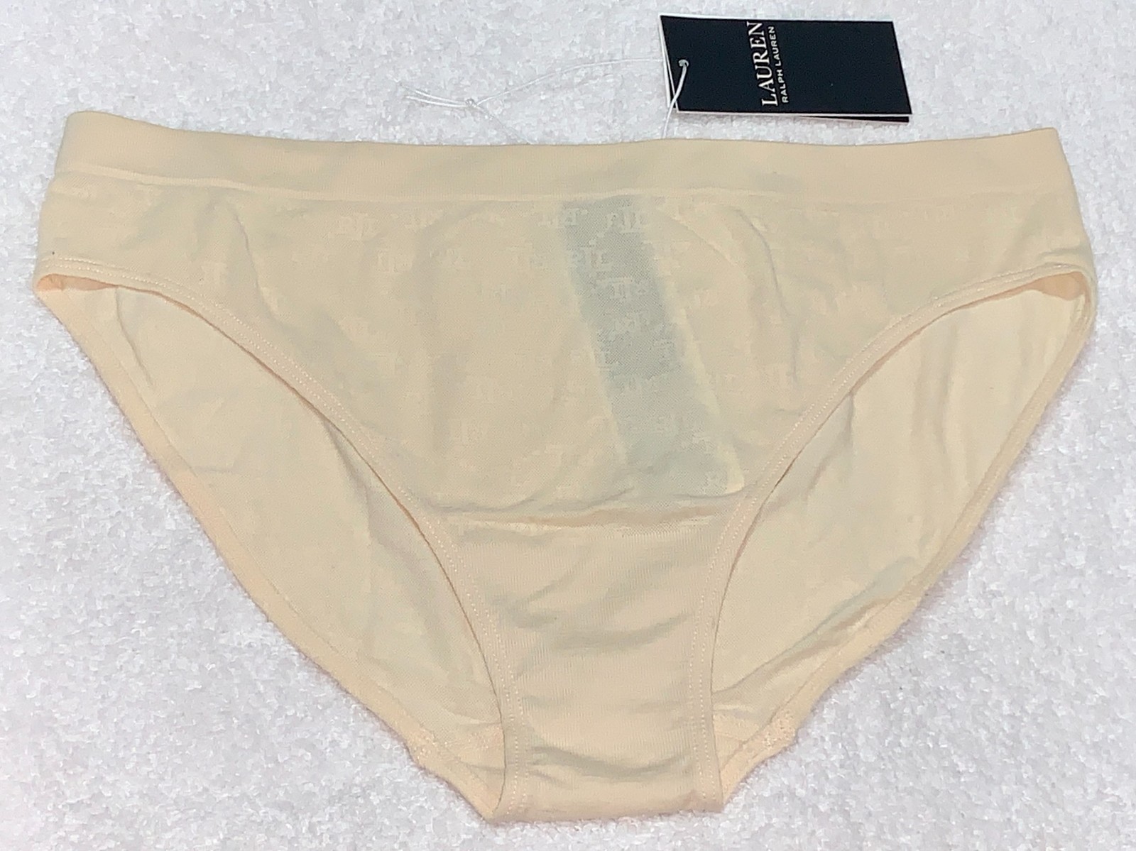 POLO RALPH LAUREN Monogram Mesh Warm Sand Nude Bikini Panty Womens XS S M L XL