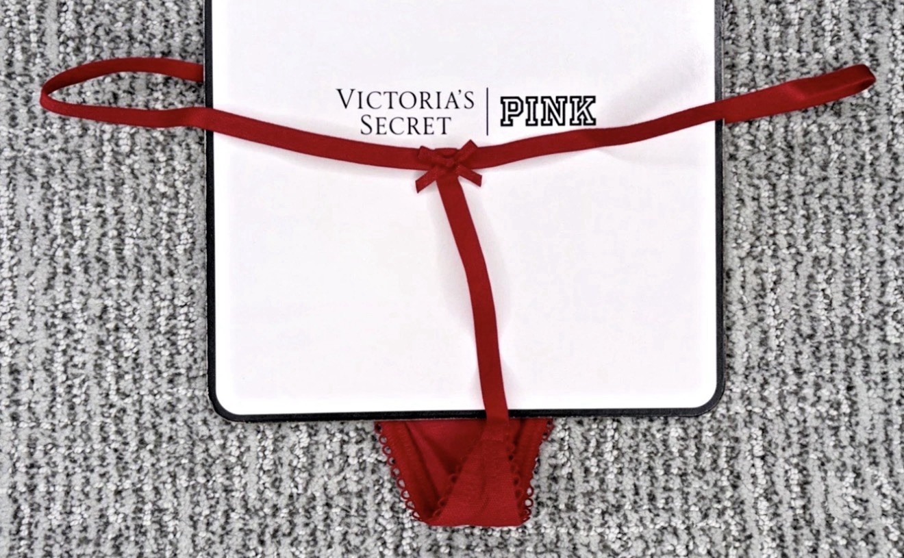 new nwt Victoria’s Secret beautiful bows embroidery v string dream angels XL