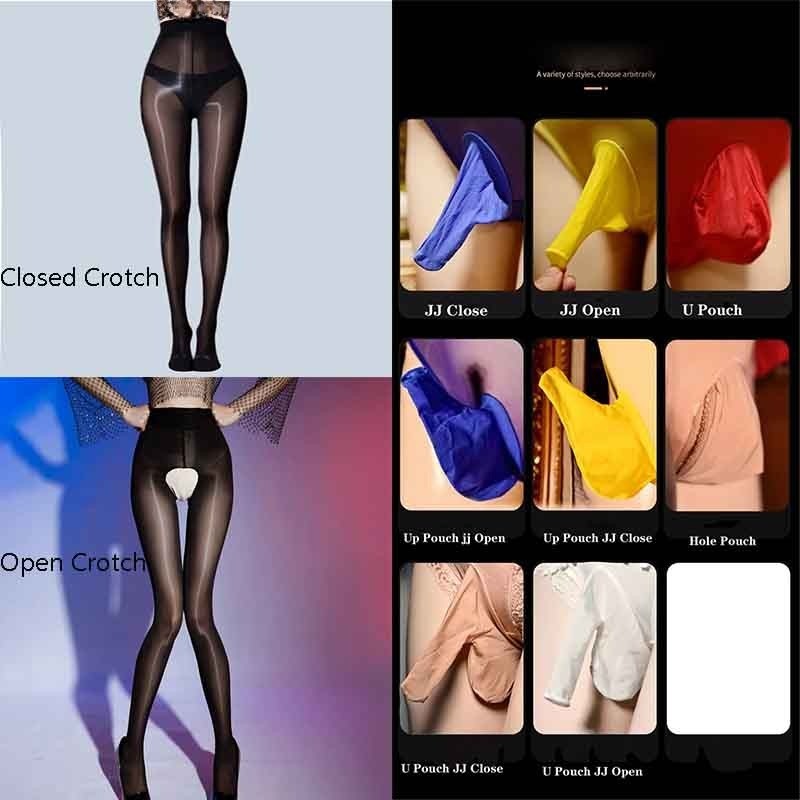 Oil Glossy Shiny High Waist Brief 6D Nylon Smooth Boxers Shorts Bottom Underwear