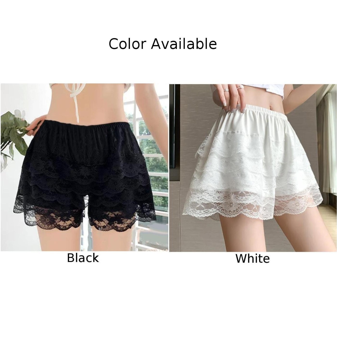 Lace Floral Lolita Safety Womens Short Pants Girl JK Bloomers Underwear