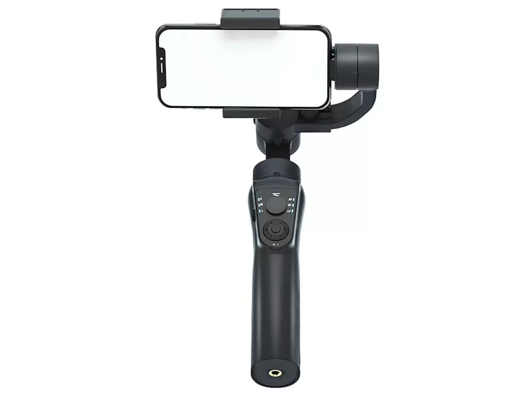 WIWU S5B 3-Axis Stabilized Gimbal Stick - Black - Image 2